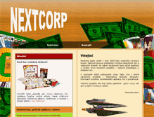 Tablet Screenshot of nextcorp.cz